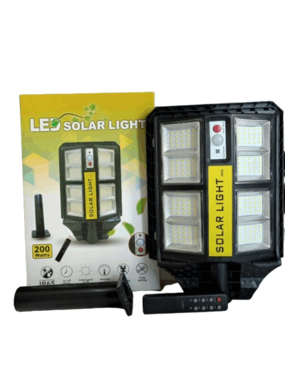 200w solar lamp with motion sensor