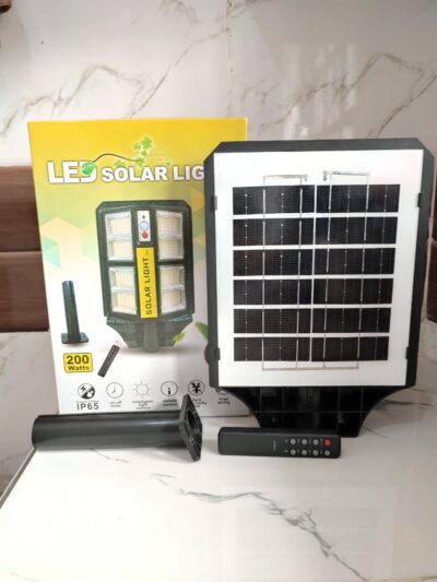 200w solar lamp with motion sensor