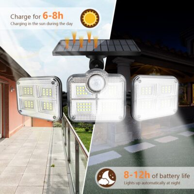 Compound Solar Lamp with motion Sensor