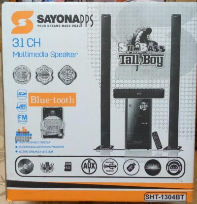 Sayona 3.1 Tall Boy 1304 subwoofer sound system