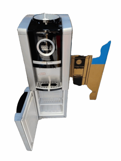 Ramtons Dispenser Hot and Cold. Compressor cooling with Fridge