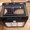 2 Pcs Outdoor Solar Lamp with motion sensor
