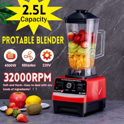 Sokany 5000w Blender with 2.5L Jar