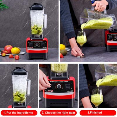 Sokany 5000w Blender with 2.5L Jar