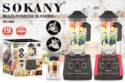 Sokany 5000w Blender with 2.5L Jar