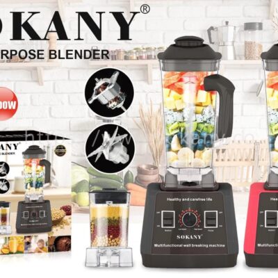 Sokany 5000w Blender with 2.5L Jar